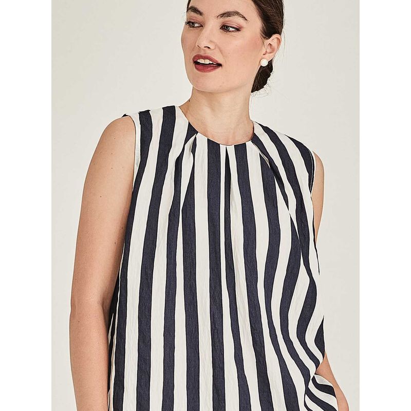Caroline Sills Haven Striped Top image number 2